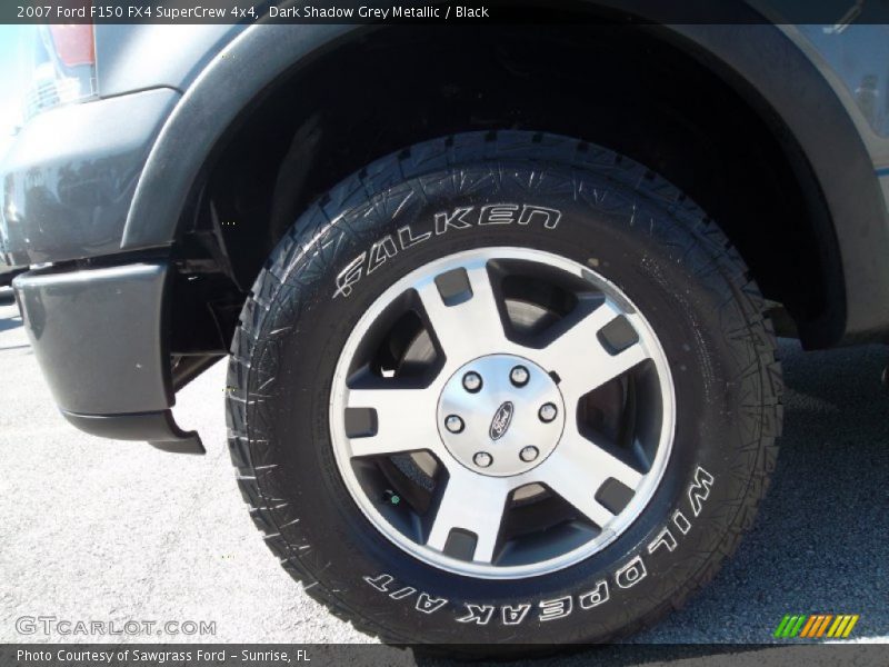 Dark Shadow Grey Metallic / Black 2007 Ford F150 FX4 SuperCrew 4x4