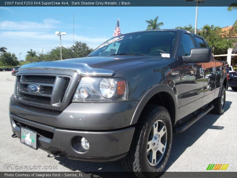 Dark Shadow Grey Metallic / Black 2007 Ford F150 FX4 SuperCrew 4x4