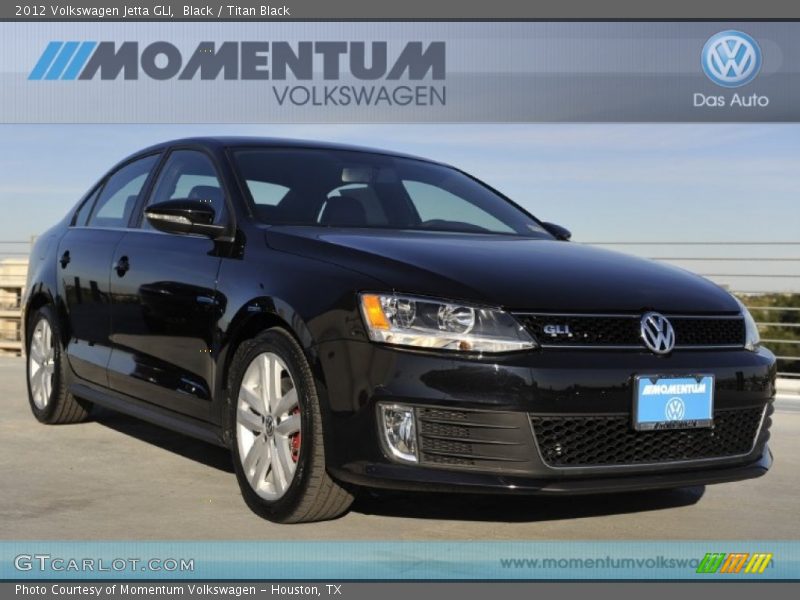Black / Titan Black 2012 Volkswagen Jetta GLI