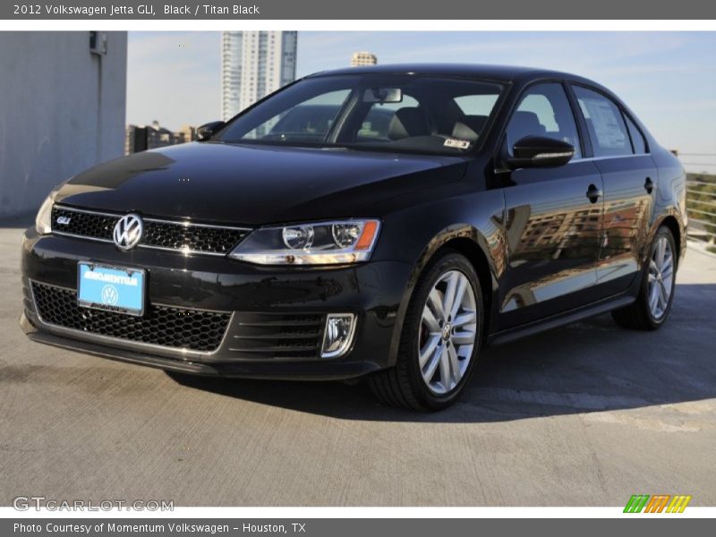 Black / Titan Black 2012 Volkswagen Jetta GLI