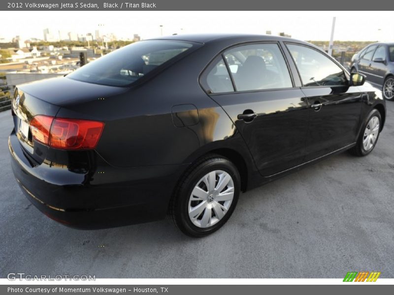 Black / Titan Black 2012 Volkswagen Jetta S Sedan