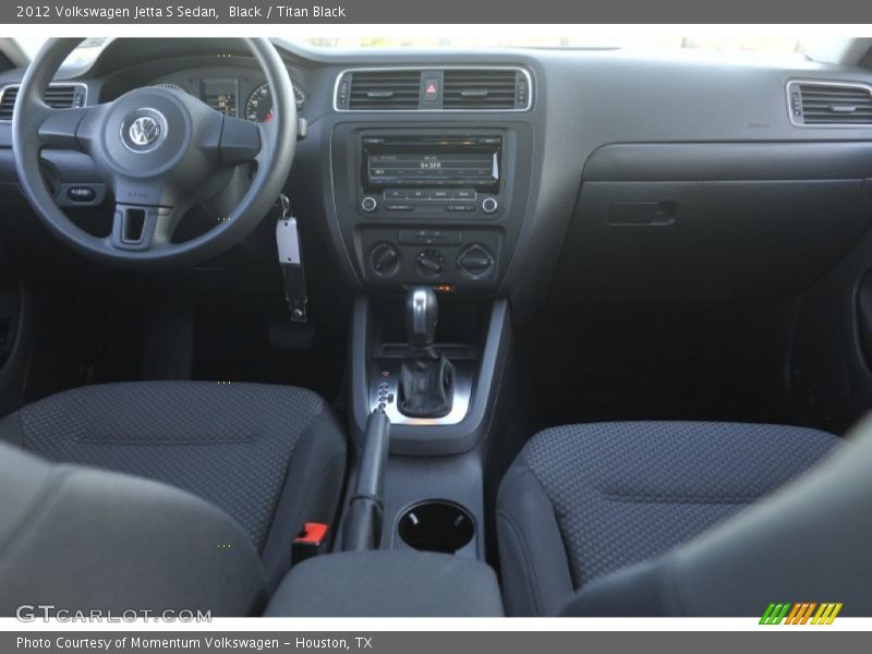 Black / Titan Black 2012 Volkswagen Jetta S Sedan