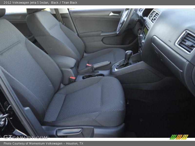 Black / Titan Black 2012 Volkswagen Jetta S Sedan