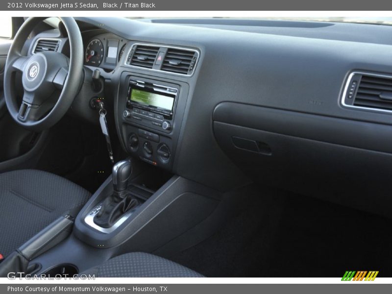Black / Titan Black 2012 Volkswagen Jetta S Sedan