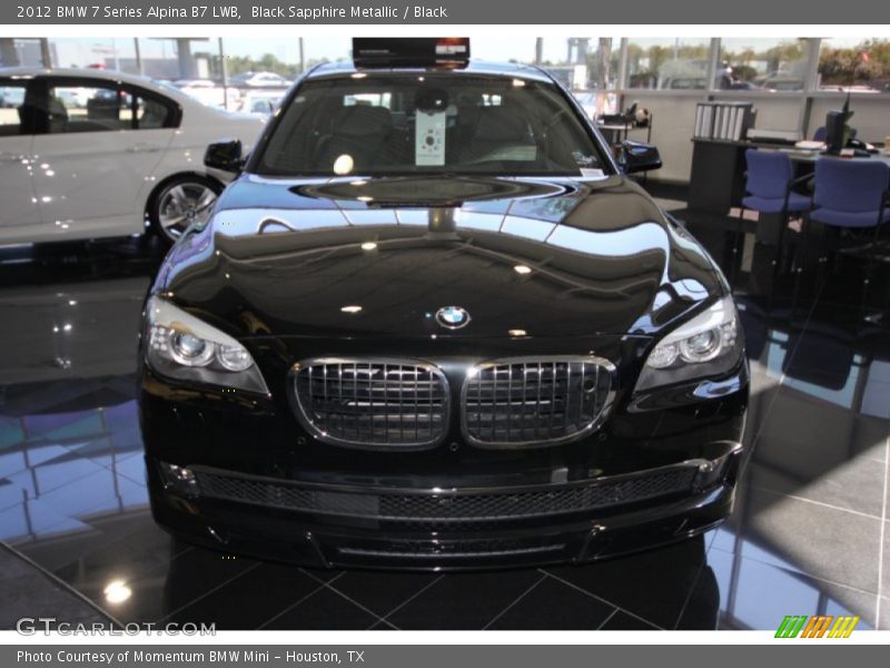 Black Sapphire Metallic / Black 2012 BMW 7 Series Alpina B7 LWB