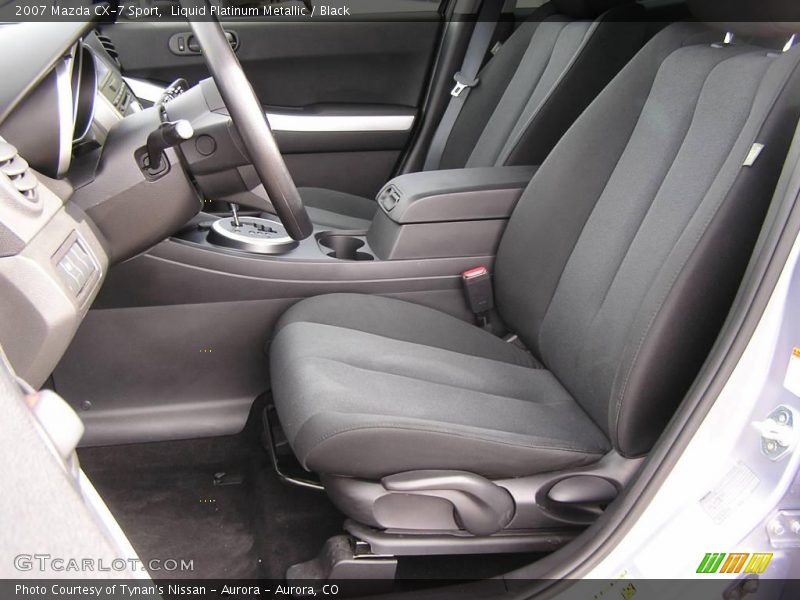 Liquid Platinum Metallic / Black 2007 Mazda CX-7 Sport