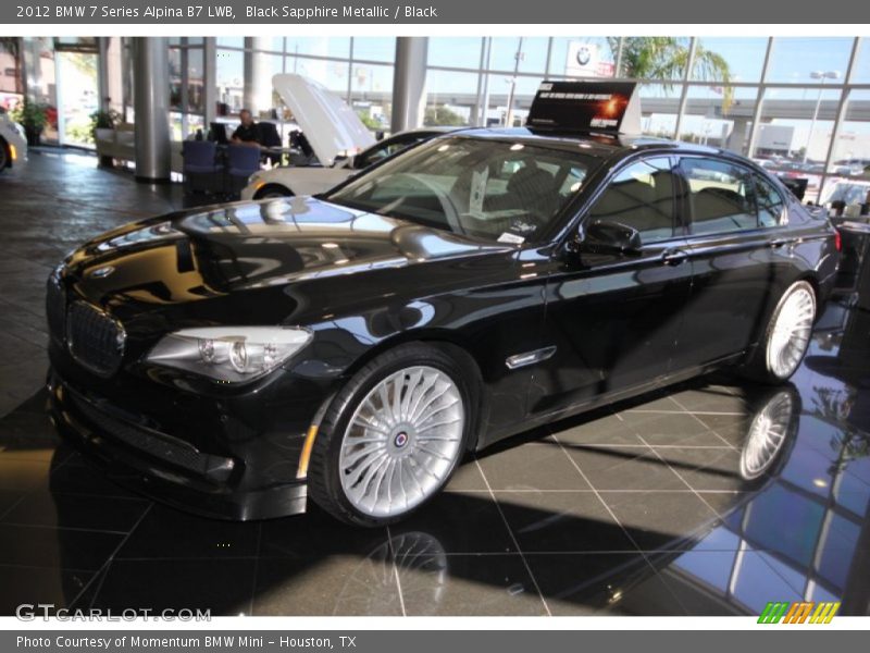 Black Sapphire Metallic / Black 2012 BMW 7 Series Alpina B7 LWB