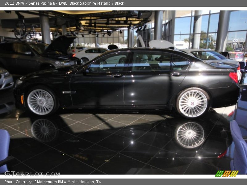 Black Sapphire Metallic / Black 2012 BMW 7 Series Alpina B7 LWB