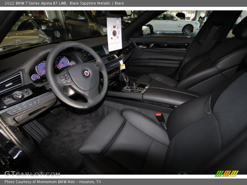  2012 7 Series Alpina B7 LWB Black Interior