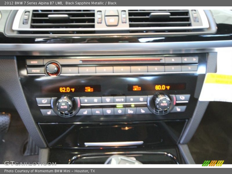 Black Sapphire Metallic / Black 2012 BMW 7 Series Alpina B7 LWB