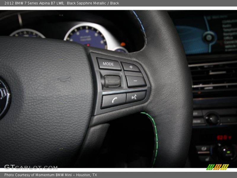 Controls of 2012 7 Series Alpina B7 LWB