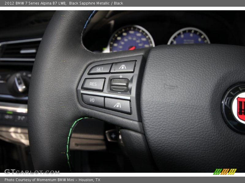 Controls of 2012 7 Series Alpina B7 LWB