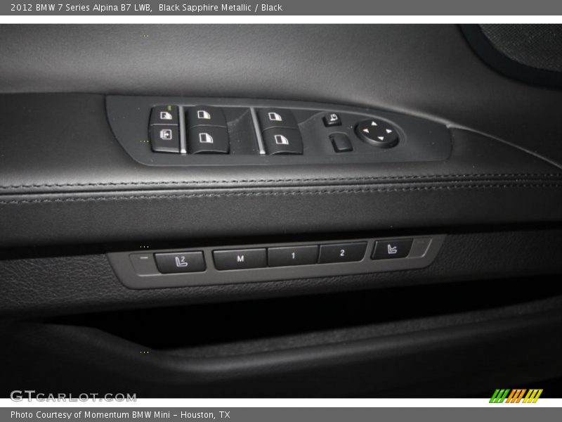Controls of 2012 7 Series Alpina B7 LWB