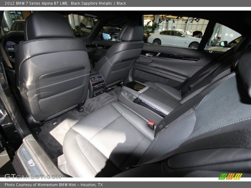 Back seat - 2012 BMW 7 Series Alpina B7 LWB
