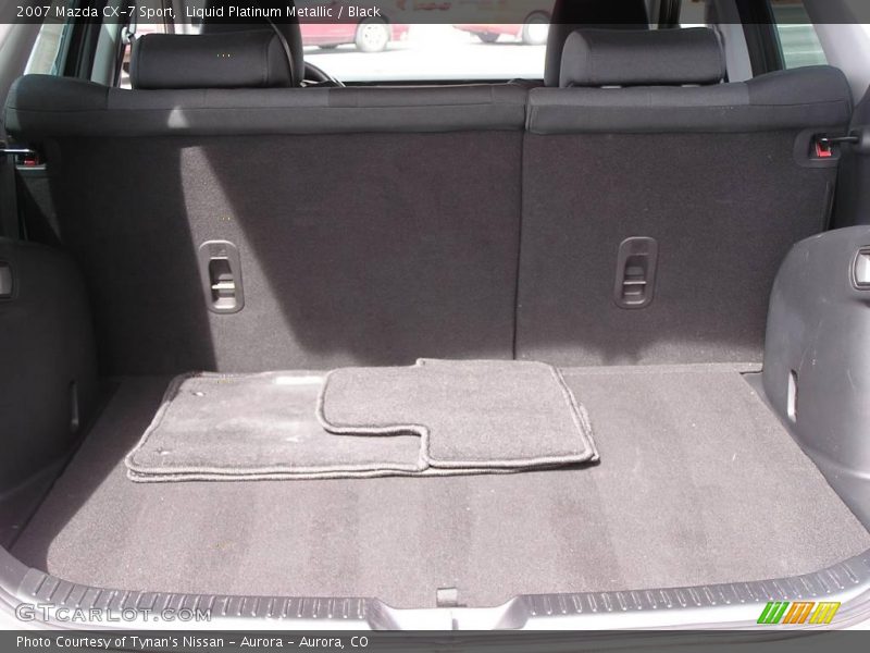 Liquid Platinum Metallic / Black 2007 Mazda CX-7 Sport