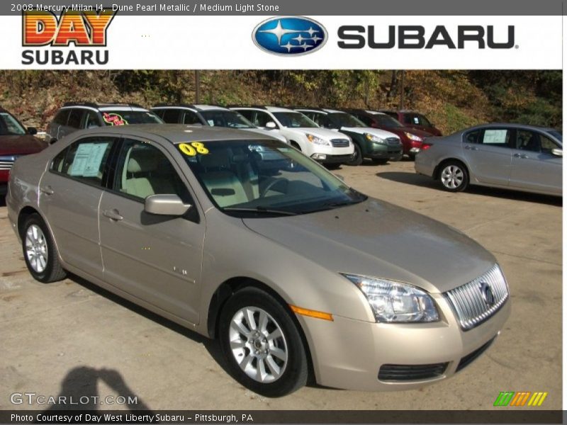 Dune Pearl Metallic / Medium Light Stone 2008 Mercury Milan I4