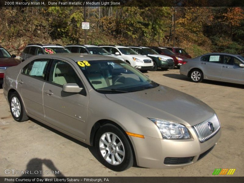 Dune Pearl Metallic / Medium Light Stone 2008 Mercury Milan I4