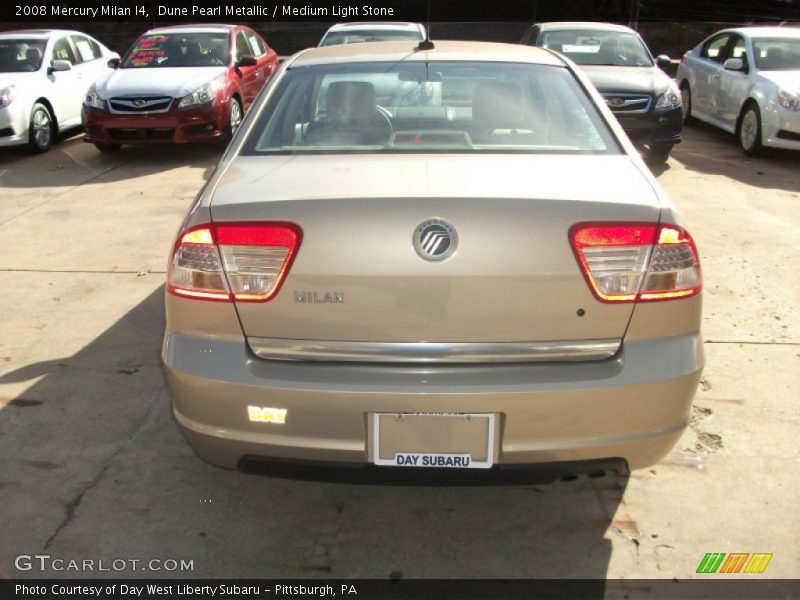 Dune Pearl Metallic / Medium Light Stone 2008 Mercury Milan I4