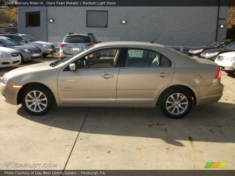 Dune Pearl Metallic / Medium Light Stone 2008 Mercury Milan I4