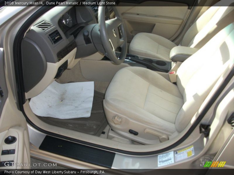 Dune Pearl Metallic / Medium Light Stone 2008 Mercury Milan I4