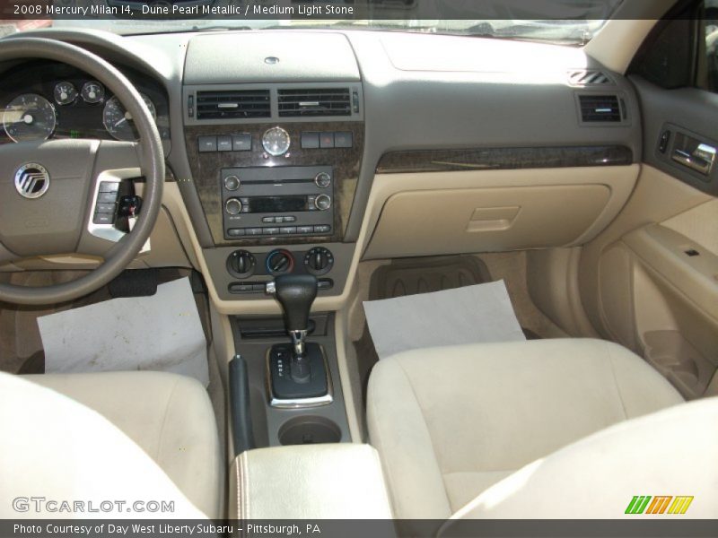 Dune Pearl Metallic / Medium Light Stone 2008 Mercury Milan I4