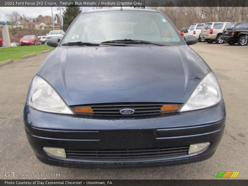 Twilight Blue Metallic / Medium Graphite Grey 2001 Ford Focus ZX3 Coupe