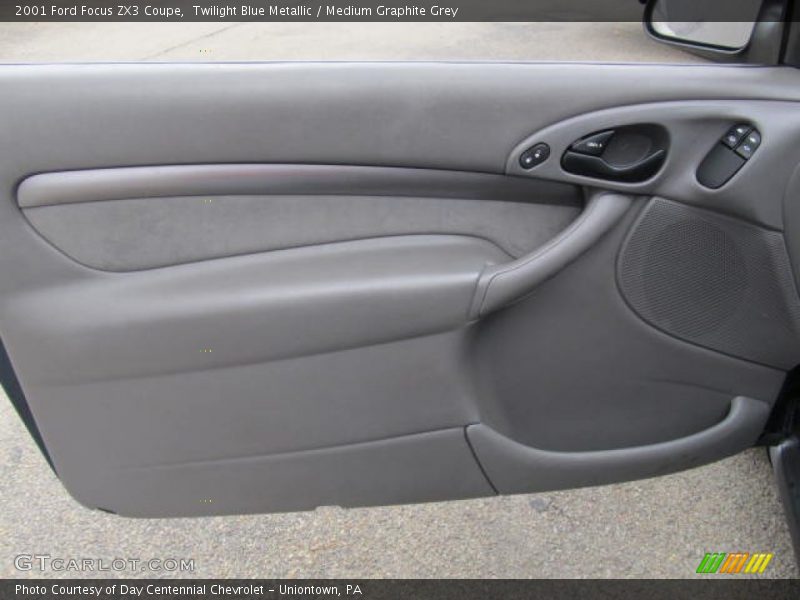 Twilight Blue Metallic / Medium Graphite Grey 2001 Ford Focus ZX3 Coupe