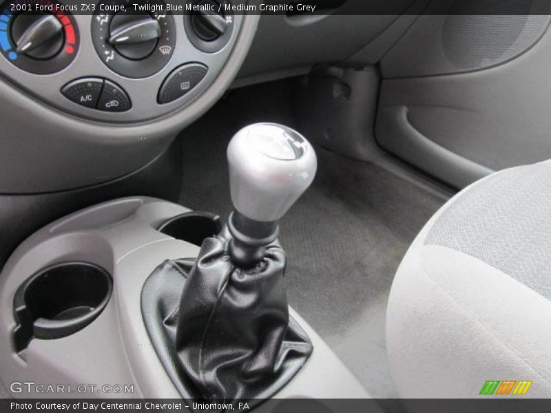 Twilight Blue Metallic / Medium Graphite Grey 2001 Ford Focus ZX3 Coupe