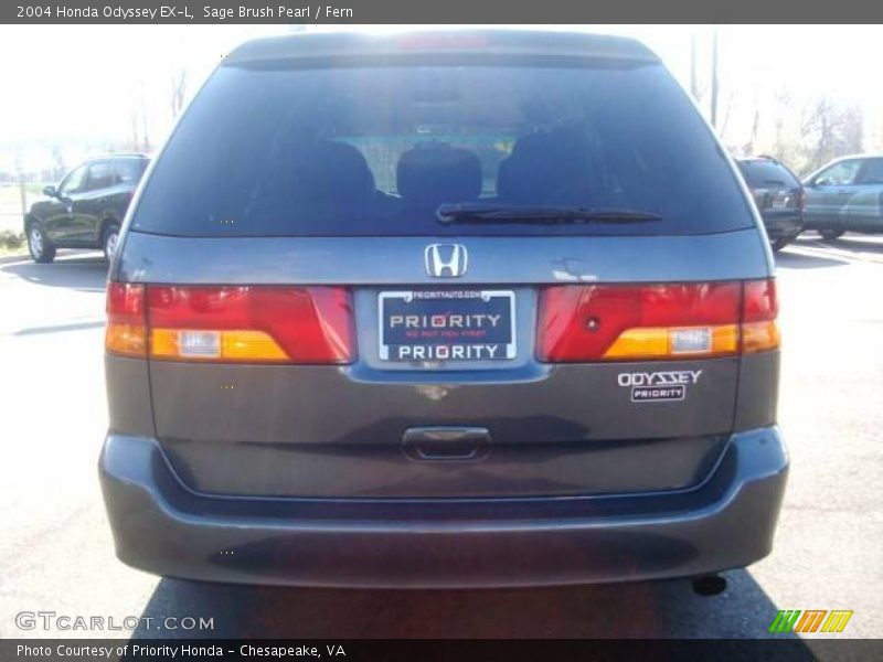 Sage Brush Pearl / Fern 2004 Honda Odyssey EX-L