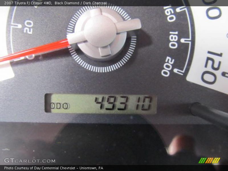 Black Diamond / Dark Charcoal 2007 Toyota FJ Cruiser 4WD