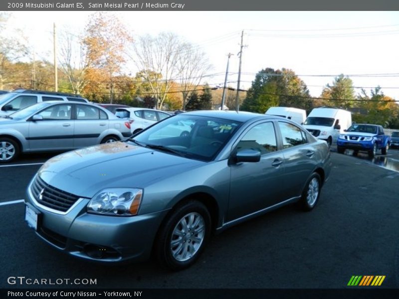 Satin Meisai Pearl / Medium Gray 2009 Mitsubishi Galant ES