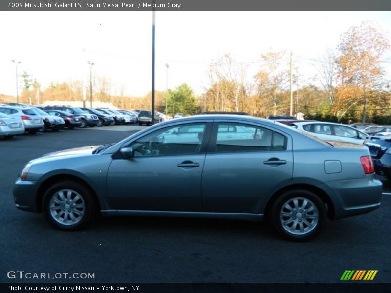 Satin Meisai Pearl / Medium Gray 2009 Mitsubishi Galant ES