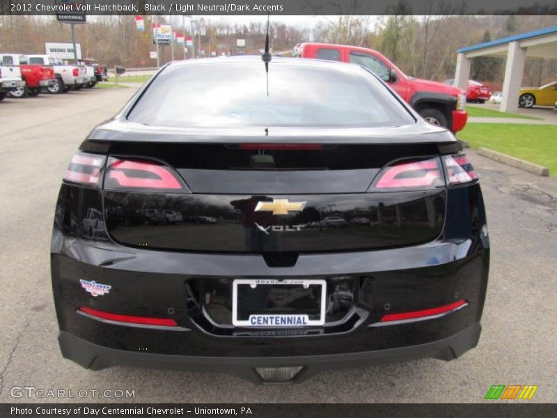 Black / Light Neutral/Dark Accents 2012 Chevrolet Volt Hatchback