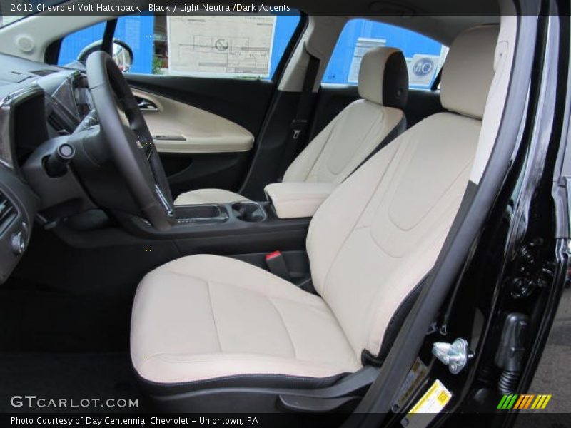  2012 Volt Hatchback Light Neutral/Dark Accents Interior