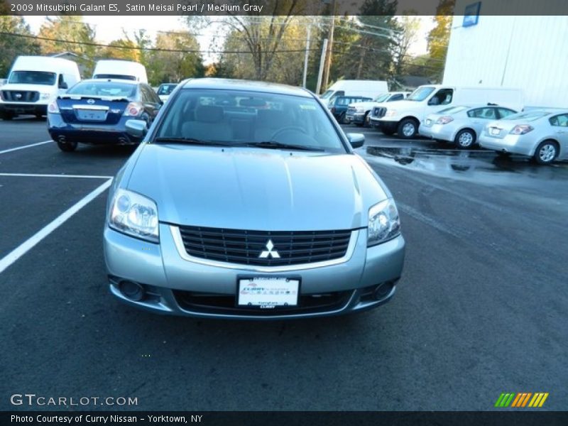 Satin Meisai Pearl / Medium Gray 2009 Mitsubishi Galant ES