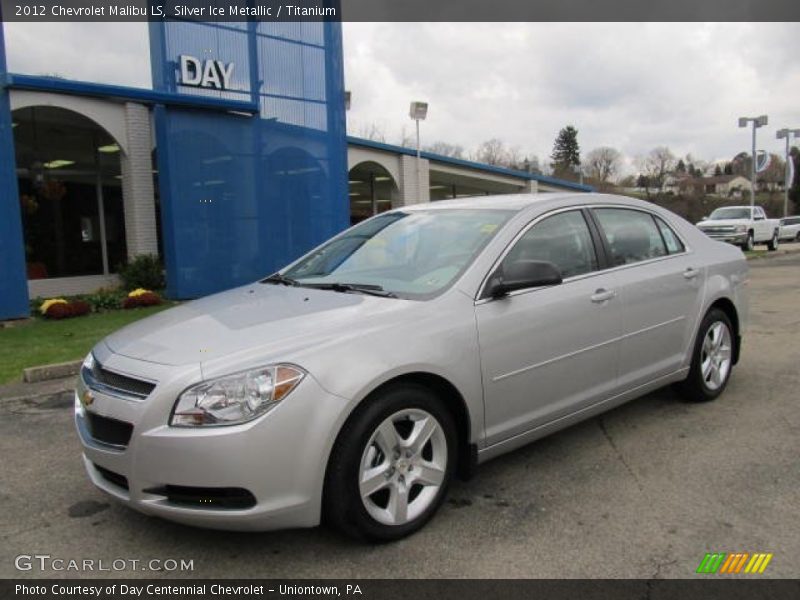 Silver Ice Metallic / Titanium 2012 Chevrolet Malibu LS
