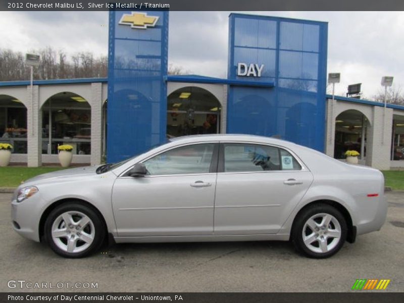 Silver Ice Metallic / Titanium 2012 Chevrolet Malibu LS