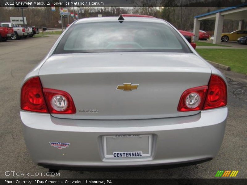 Silver Ice Metallic / Titanium 2012 Chevrolet Malibu LS