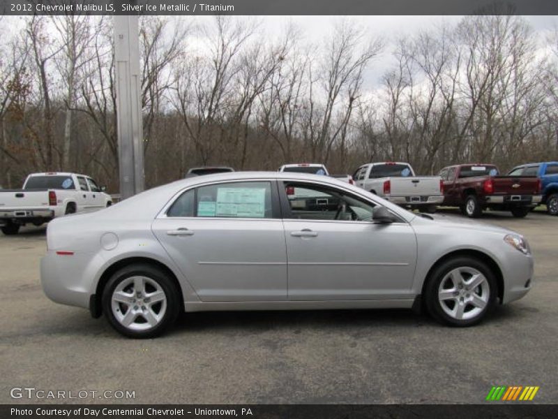 Silver Ice Metallic / Titanium 2012 Chevrolet Malibu LS
