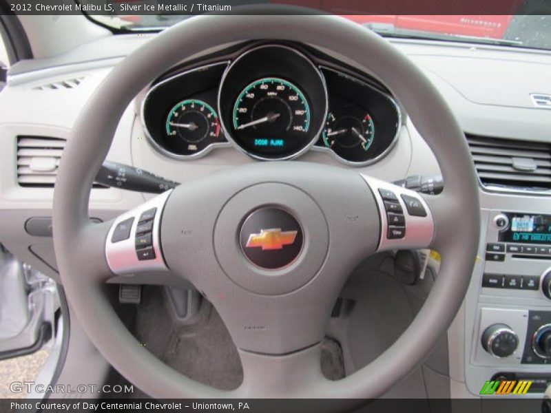 Silver Ice Metallic / Titanium 2012 Chevrolet Malibu LS