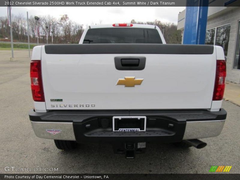 Summit White / Dark Titanium 2012 Chevrolet Silverado 2500HD Work Truck Extended Cab 4x4