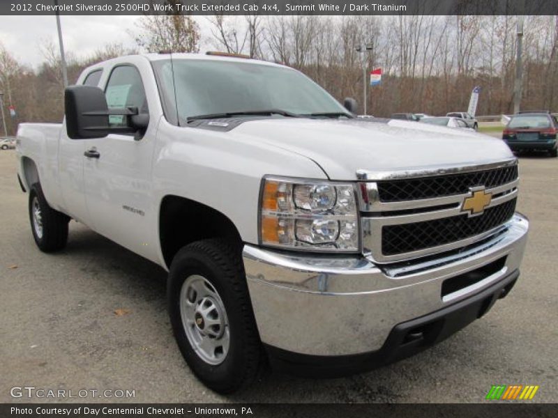 Front 3/4 View of 2012 Silverado 2500HD Work Truck Extended Cab 4x4