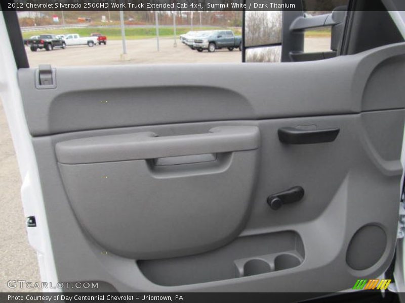 Summit White / Dark Titanium 2012 Chevrolet Silverado 2500HD Work Truck Extended Cab 4x4