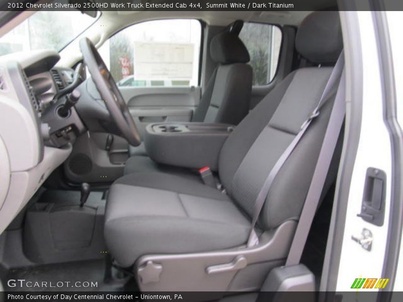  2012 Silverado 2500HD Work Truck Extended Cab 4x4 Dark Titanium Interior