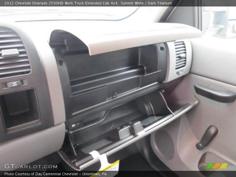 Summit White / Dark Titanium 2012 Chevrolet Silverado 2500HD Work Truck Extended Cab 4x4