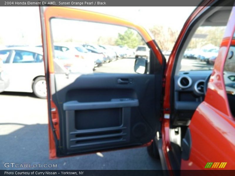Sunset Orange Pearl / Black 2004 Honda Element EX AWD
