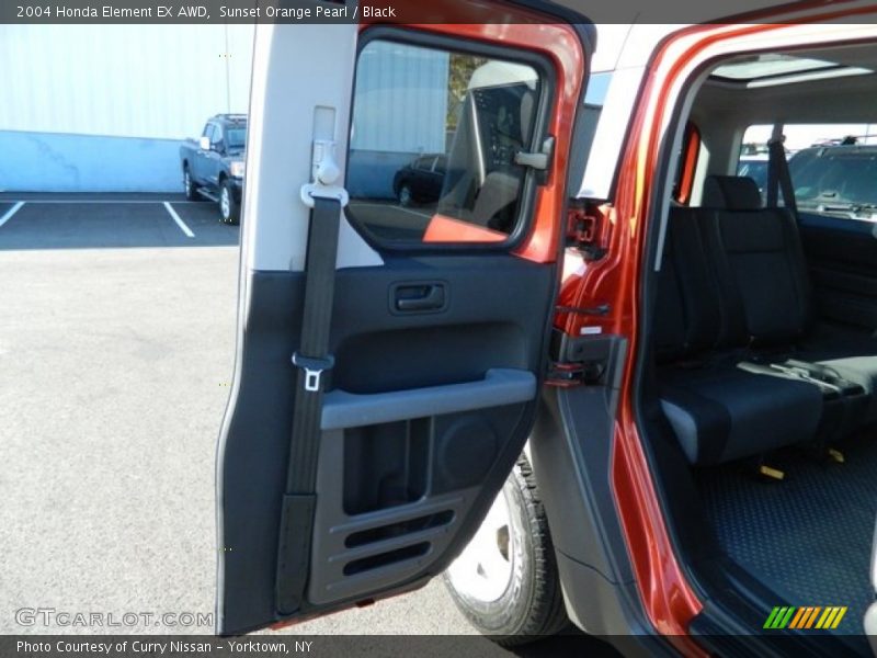 Sunset Orange Pearl / Black 2004 Honda Element EX AWD