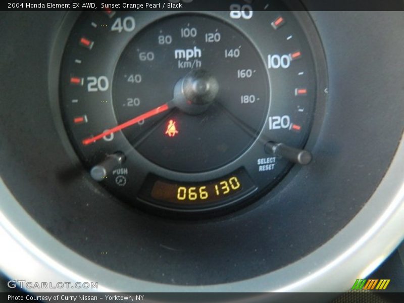 Sunset Orange Pearl / Black 2004 Honda Element EX AWD