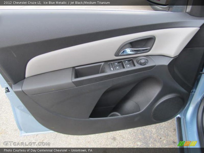 Ice Blue Metallic / Jet Black/Medium Titanium 2012 Chevrolet Cruze LS