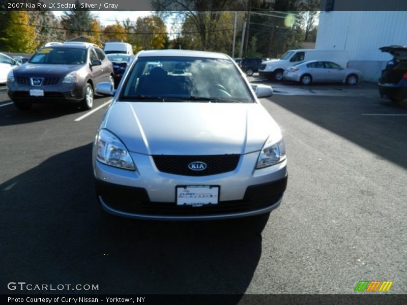 Silver / Gray 2007 Kia Rio LX Sedan
